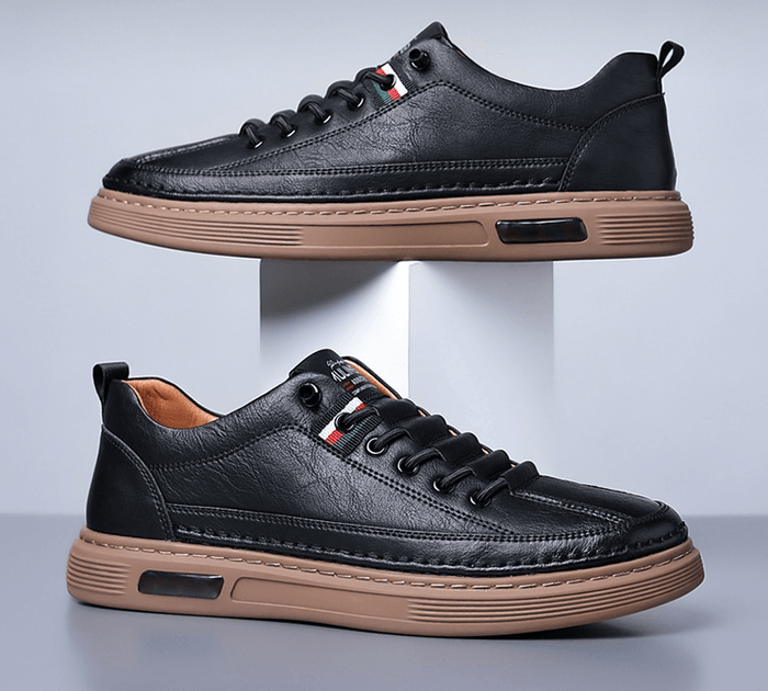 Baskets décontractées en cuir véritable Vinny