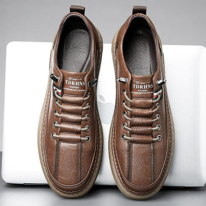Baskets décontractées en cuir véritable Vinny