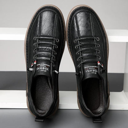 Baskets décontractées en cuir véritable Vinny