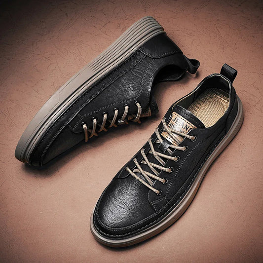 Chaussures en cuir décontractées pour hommes